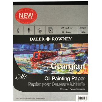 Daler Rowney: 12x9 Georgian Oil Pad